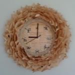 Book Wreath Clock
