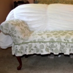 Hand-Stamped Bench Slipcover