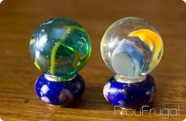 Vintage Glass Marble Color Variations