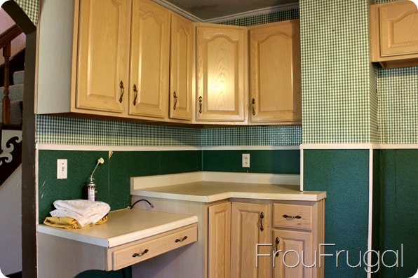 Kitchen Before - Fridge Wall