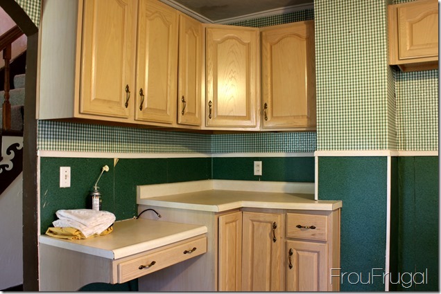 Kitchen Before - Fridge Wall