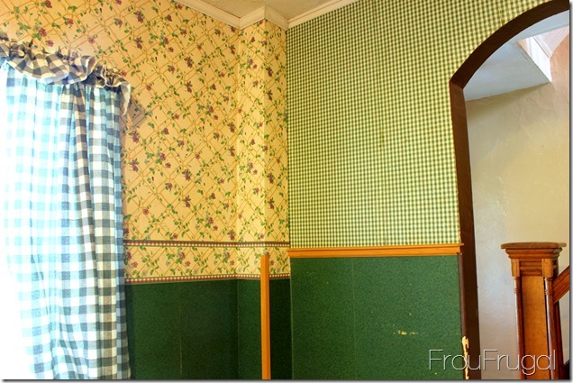 Kitchen Before - Pipe Chase