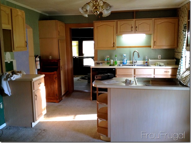 Kitchen Before - Sink Wall
