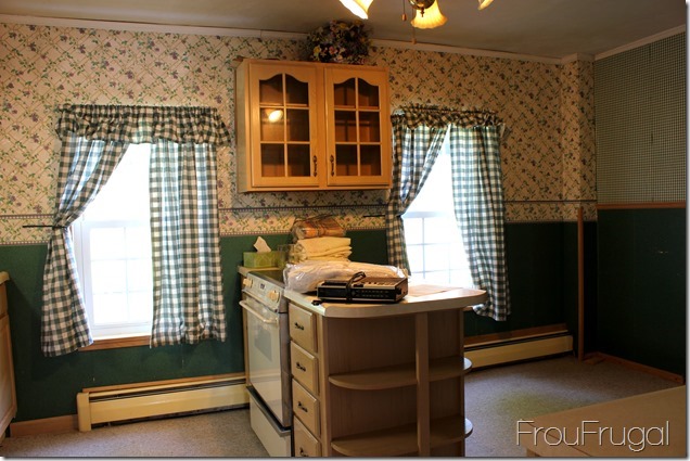 Kitchen Before - Window Wall