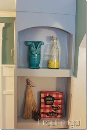 Kitchen Remodel - Open Pantry Shelves Top View